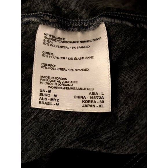 New Balance NB Dry Gray Work Out Leggings size Medium - Picture 7 of 7